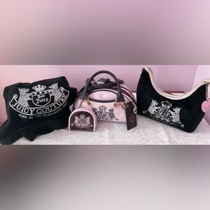 Juicy Couture classic Scottie dogs bags and hoodie